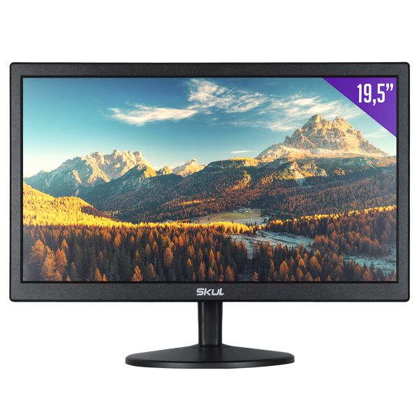 Monitor Skul 19,5" Office Led 5Ms Com Entrada Hdmi+Vga - Sm1955Ms