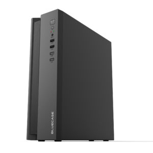 GABINETE SLIM SFF COM FONTE TFX 200W SLIMDESK TFX BG-2005 PRETO BLUECASE - USB 3.0